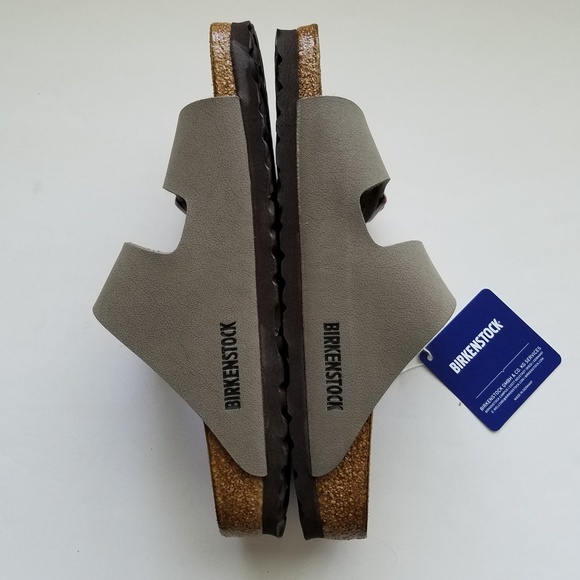 Birkenstock Arizona Stone Gray Sandals 38 - Picture 4 of 5